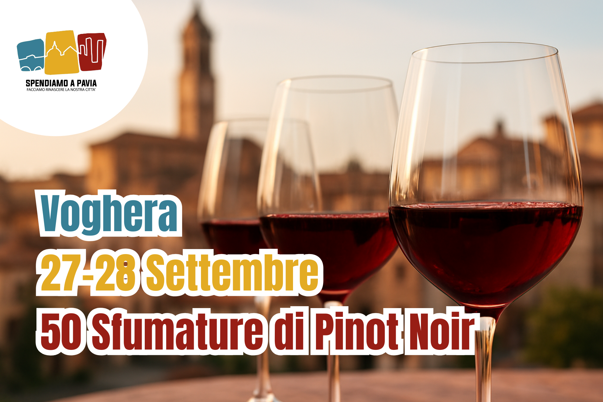 Voghera si prepara a celebrare: “50 Sfumature di Pinot Noir”, dal 26 al 28 settembre