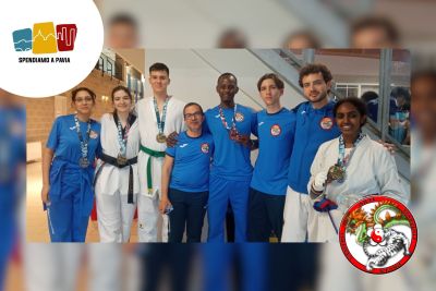 Taekwondo, trionfo per il Centro Arti Marziali Pavia a Riccione: 5 ori e 11 medaglie all’Open internazionale