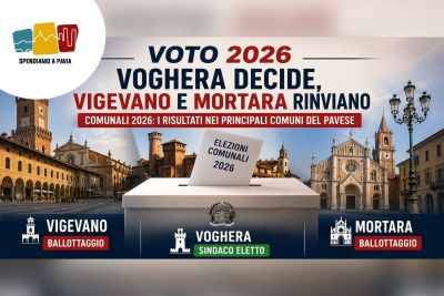 Comunali 2026 nel Pavese: Voghera sceglie Garlaschelli, Vigevano e Mortara al ballottaggio