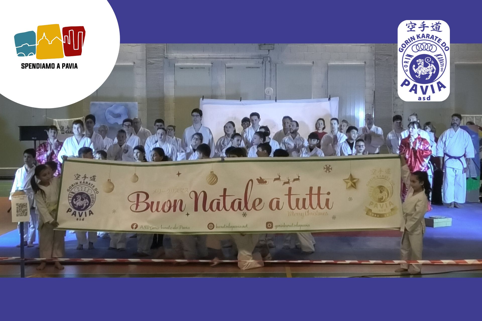 Festa di Natale Gorin Karate-Do Pavia: sport, condivisione e solidarietà sul tatami