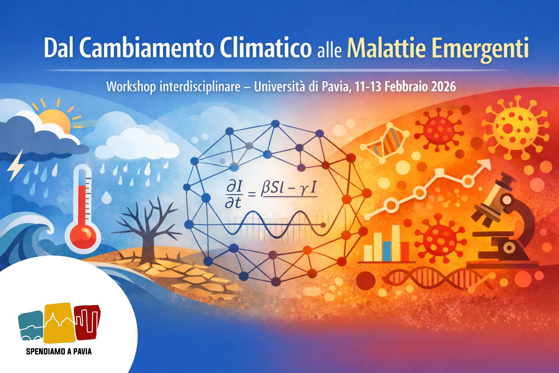 Pavia ospita esperti di clima e malattie per un workshop innovativo