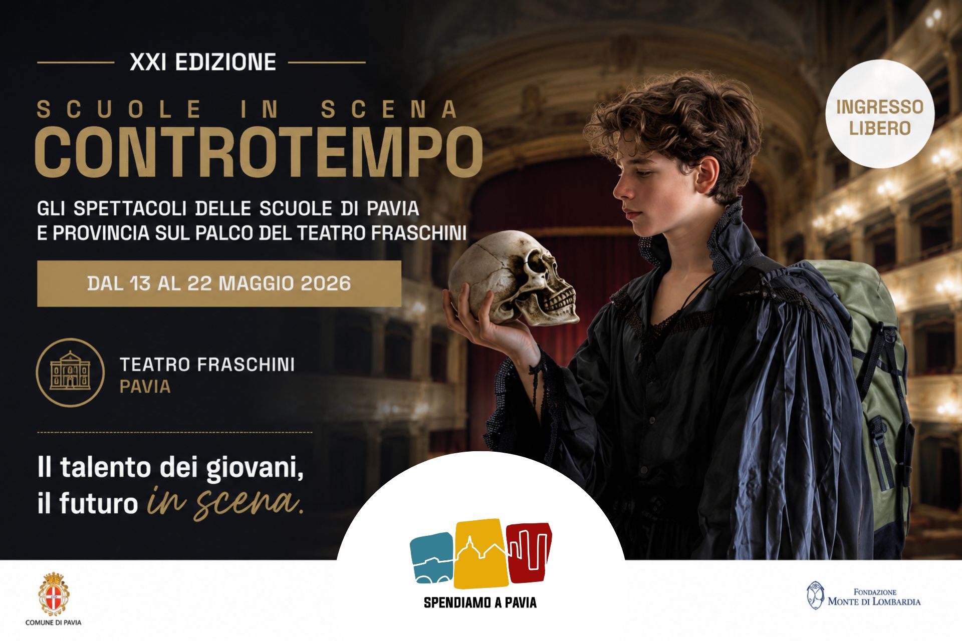 “Scuole in Scena – Controtempo”, il talento degli studenti conquista il Teatro Fraschini