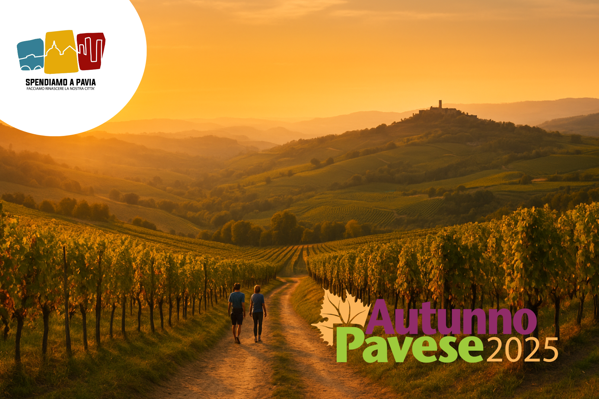 Autunno Pavese Tour 2025: weekend tra bollicine, camminate e solidarietà in Oltrepò