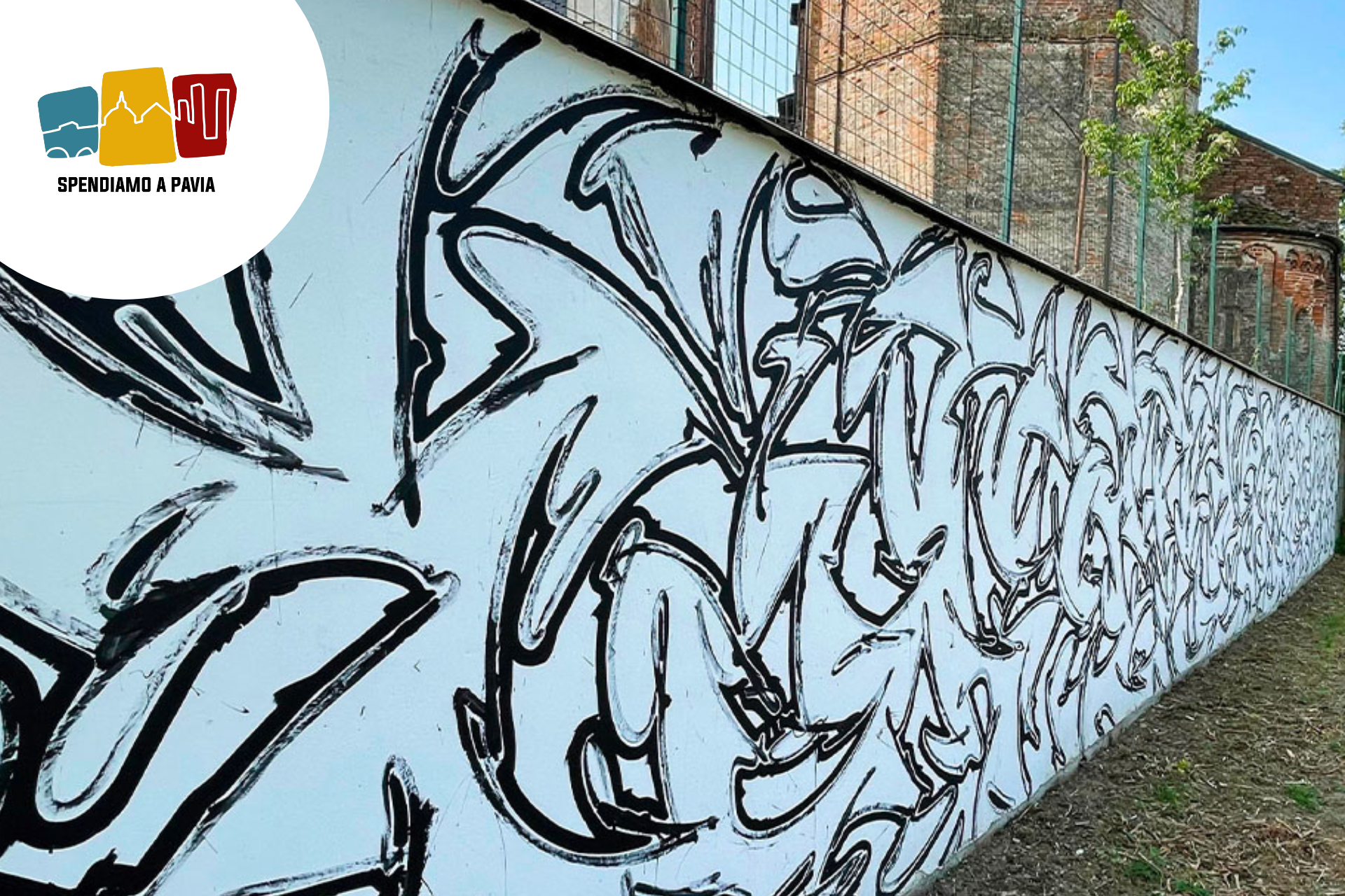 L’opera murale di Gianni Asdrubali: energia, gesto e spazio nel cuore di Arena Po