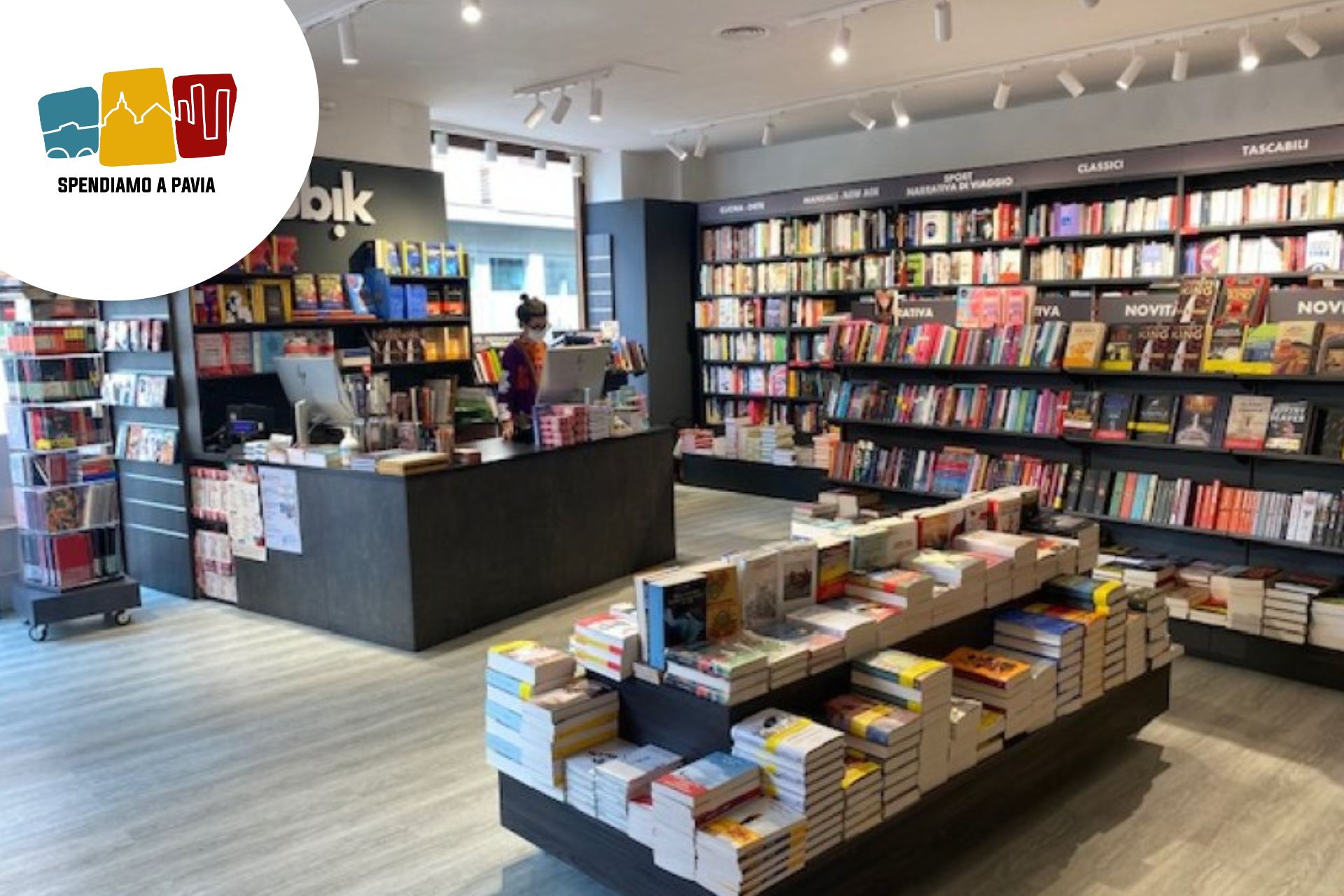 Nuova libreria Ubik apre a Vigevano nel cuore di Piazza Ducale