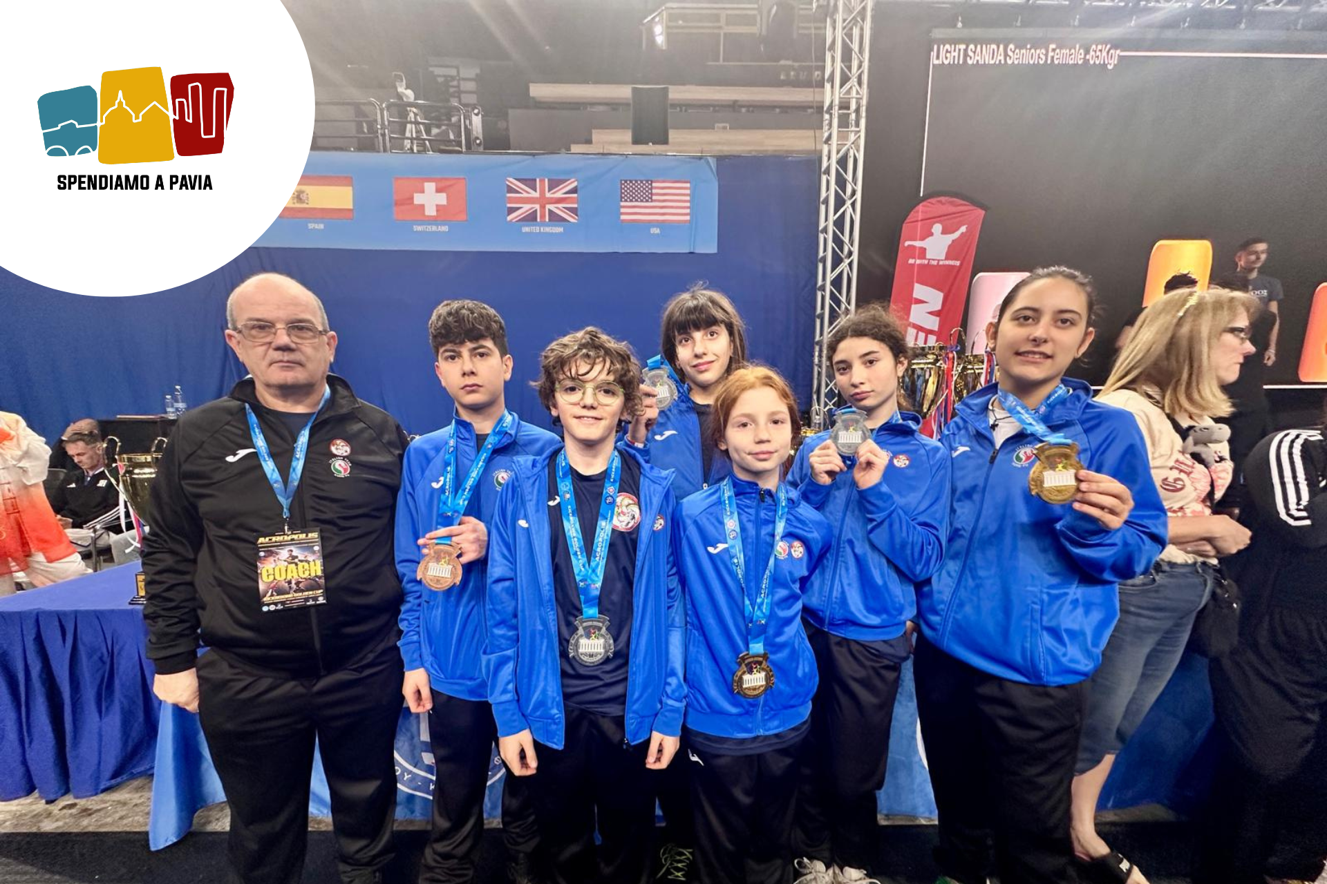 Pavia conquista Atene: pioggia di medaglie per l’ASD Centro Arti Marziali all’Acropolis Wushu Open