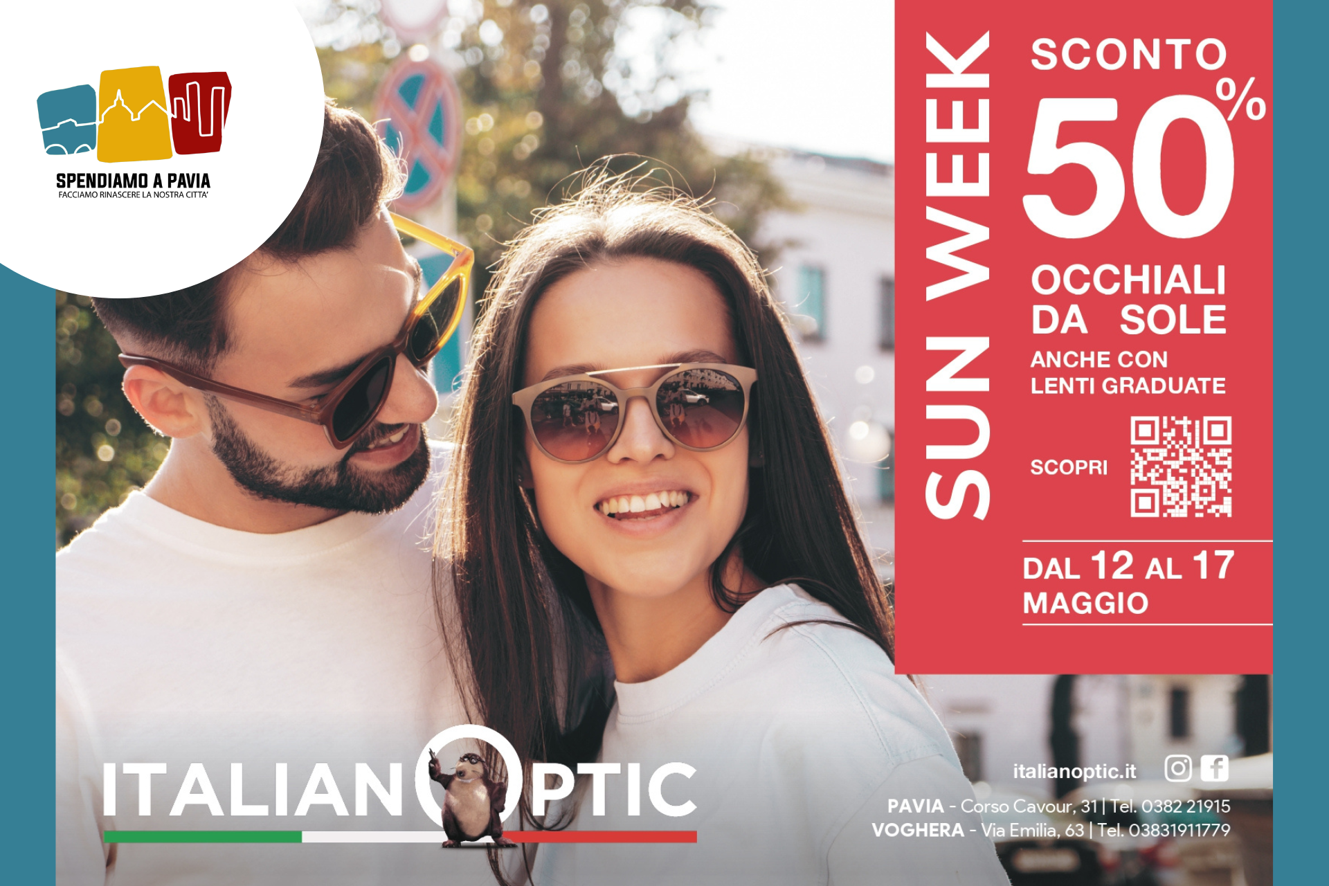 SUN WEEK da ItalianOptic: -50% su occhiali da sole