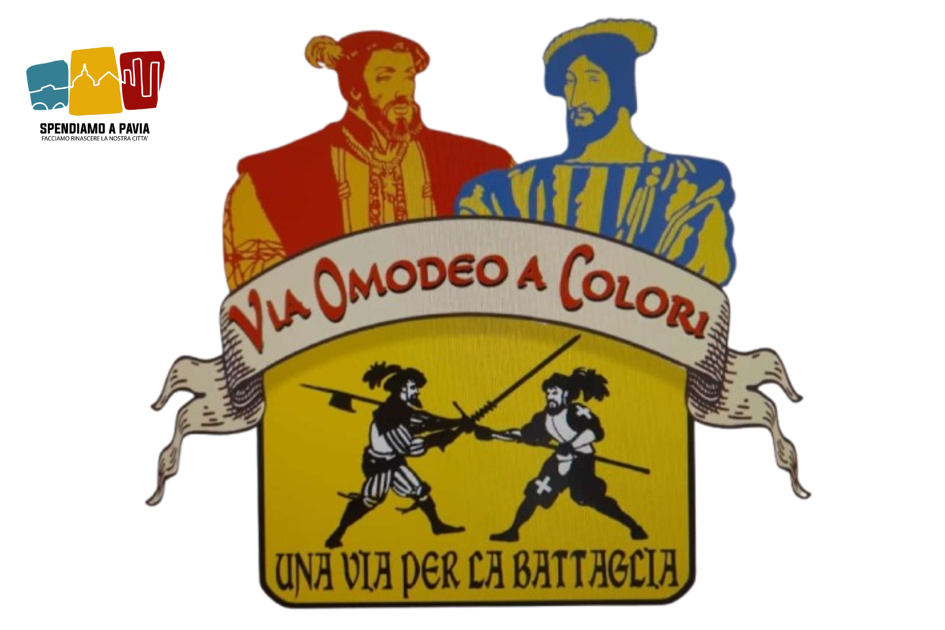 Via Omodeo si veste d'arte: un'anteprima della Battaglia di Pavia