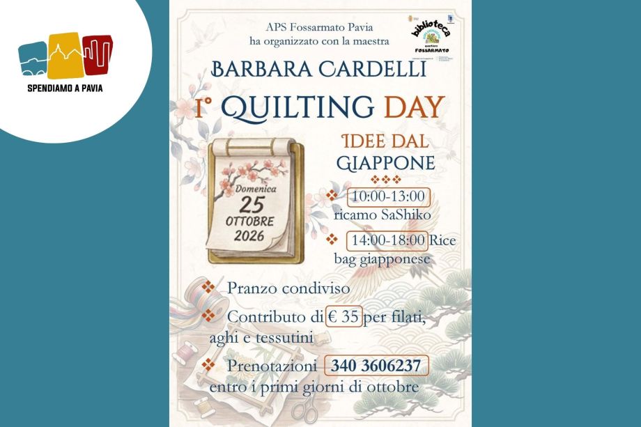 1° Quilting Day a Pavia: Un Viaggio Creativo tra le Tradizioni Tessili del Giappone