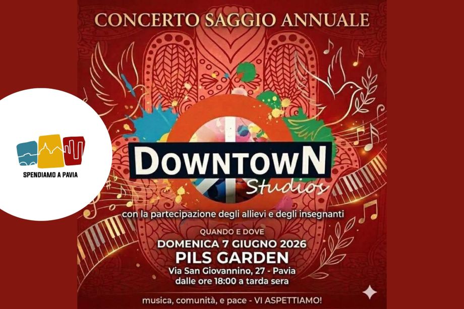 Pavia, la musica dei giovani protagonisti al Concerto Saggio di Downtown Studios