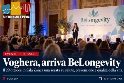Voghera, arriva BeLongevity: una serata dedicata alla salute, alla prevenzione e al benessere