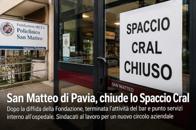 San Matteo di Pavia, chiude lo storico Spaccio Cral: il Policlinico revoca l’utilizzo dei locali