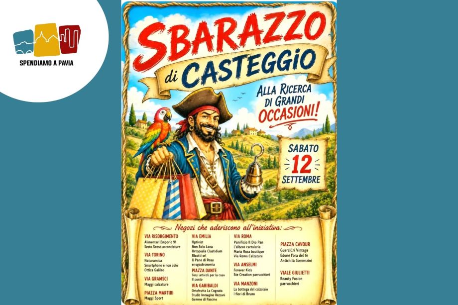 Sbarazzo di Casteggio: sabato 12 settembre shopping e grandi occasioni