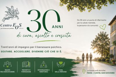 Trent'anni di Centro EOS: una storia di eccellenza al servizio del benessere psichico