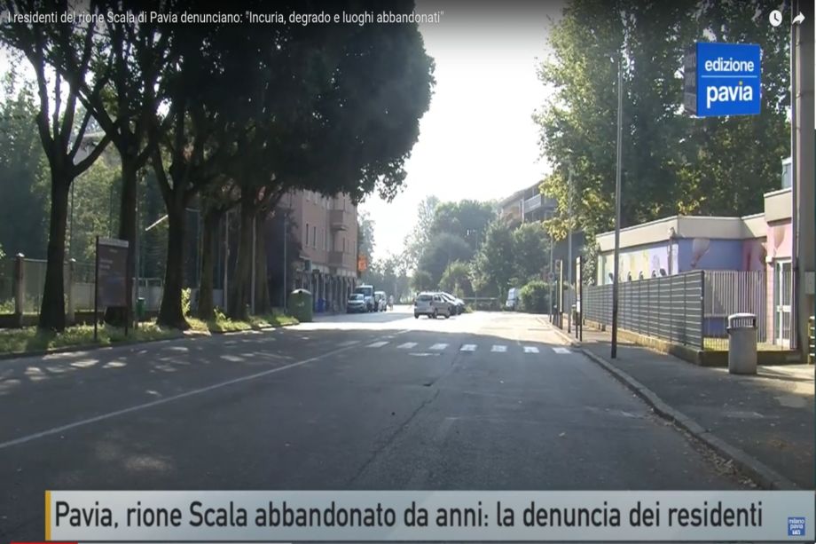 I residenti del rione Scala di Pavia denunciano