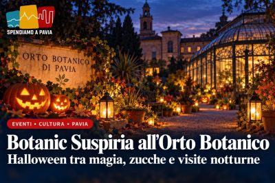 Pavia, Halloween all'Orto Botanico: arriva Botanic Suspiria tra magia, zucche e visite notturne