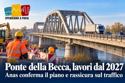 Ponte della Becca, lavori da febbraio 2027: investimento da 16,7 milioni e nuove regole per il traffico