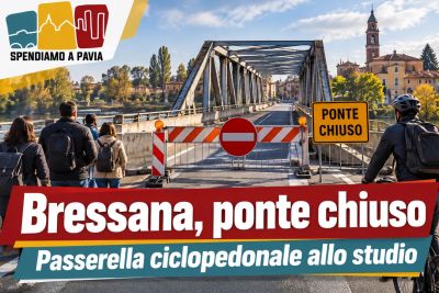 Bressana Bottarone, il ponte chiuso penalizza residenti e commercianti: si valuta una passerella ciclopedonale