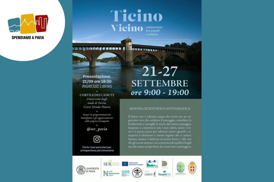 Il Ticino protagonista: una mostra scientifico-fotografica a Pavia