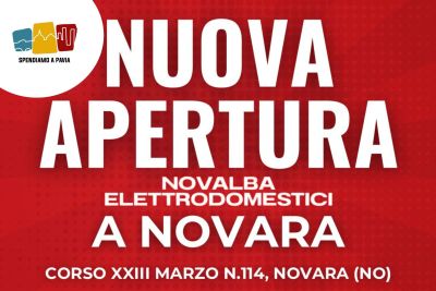 Nuova apertura a Novara per Novalba: promozioni attive anche a Pavia e Robbio